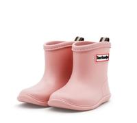 ENEN Gummistiefel Kinder Gr 22-30, Gummistiefel Mädchen und Jungen Wasserdichte Regenschuhe Kleinkind Leicht Bequeme für Kindergarten, Schule, Outdoor (TR1 Rosa,23)