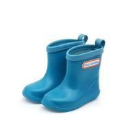 ENEN Gummistiefel Kinder Gr 22-30, Gummistiefel Mädchen und Jungen Wasserdichte Regenschuhe Kleinkind Leicht Bequeme für Kindergarten, Schule, Outdoor (TR2 Seeblau,23)