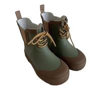 ENEN Gummistiefel Kinder Gr 23-31, Gummistiefel Mädchen und Jungen Wasserdichte Regenschuhe Kleinkind Leicht Bequeme für Kindergarten, Schule, Outdoor (XD2-Green,26)