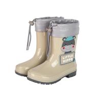 ENEN Gummistiefel Kinder Gr 28-33, Gummistiefel Mädchen und Jungen Wasserdichte Regenschuhe Kleinkind Leicht Bequeme für Kindergarten, Schule, Outdoor (1906 Grau,29)