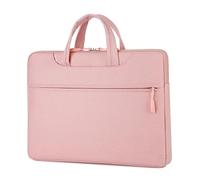 ENEN Laptoptasche 15.6 Zoll, Laptop-Taschen mit Reißverschlüsse, Laptop Tasche Business Büro Arbeit Computertasche, Schlanke Notebook Tasche für Frauen Herren (15,6 Zoll,Rosa)