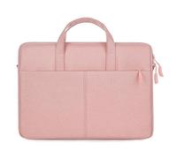 ENEN Laptoptasche 15.6 Zoll, Schule Laptop-Taschen, Laptop Tasche Business Büro Arbeit Computertasche, Schlanke Notebook Tasche für Herren Frauen (15,6 Zoll,Rosa)