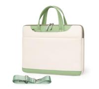 ENEN Laptoptasche 15.6 Zoll, Stilvoll Laptop-Taschen Schultern, Laptop Tasche Business Büro Arbeit Computertasche, Schlanke Notebook Tasche für Frauen Herren (15.6 Zoll,Grün)