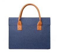 ENEN Laptoptasche 15.6 Zoll, Ultradünn Laptop-Taschen mit Schultergurt, Laptop Tasche Business Büro Arbeit Computertasche, Schlanke Notebook Tasche für Geschäftsmann (14 Zoll,Marineblau)