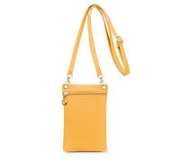 Energather Handy Tasche, Weiches PU-Leder Handy Umhängetasche Umhängen Damen, Handytasche Zum mit kann getrennt werden Schulterblätter Gürtel für Einkaufen, Verabredungen, Spaziergänge (gelb)