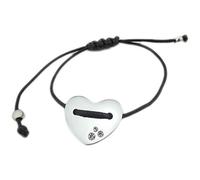 Energetix 4you 447 Fashion Herz Coeur Heart Textil Power Magnetarmband mit 3 Swarovski Crystals Secret gravierbar XS - XXXL