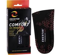Enertor - Comfort 3/4 Insoles - Orthopädische Einlegesohlen - Mit Fersenschale - Stoßdämpfende Technologie - Zur Unterstützung von Plantarfasziitis, zur Linderung von Fuß- und Fersenschmerzen - L