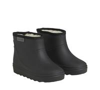 En Fant Kinder Gummistiefel mit kurzem Schaft und Schurwollfell, black Gr.24