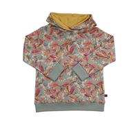 Enfant terrible Hoodie Kapuzenpullover Bio-Baumwolle Blätter light-sage Gr. 104