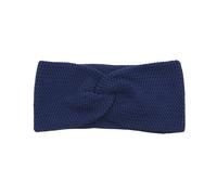 Hochwertiges Strickstirnband dunkelkobalt 53/55