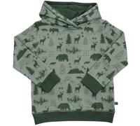 Enfant terrible Sweatshirt Waldtiere Stehkragen Sage (Grün) 122