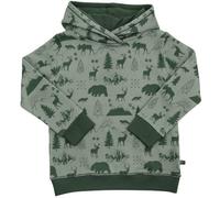 Enfant terrible Sweatshirt Waldtiere Stehkragen Sage (Grün) 128