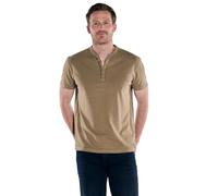 engbers Herren Herren Henley-Shirt Uni, Braun, 37304, Braun in Größe M