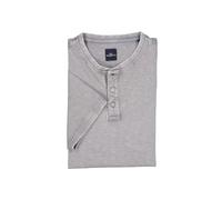 engbers Herren Herren Henley-Shirt Uni, Grau, 39299, Grau in Größe XXL