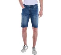 engbers Herren Herren Jeans-Shorts Regular, Mittelblau, 39019, Mittelblau in Größe 64