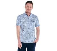 engbers Herren Herren Kurzarm-Hemd Gemustert, Hellblau, 38878, Hellblau in Größe 6XL