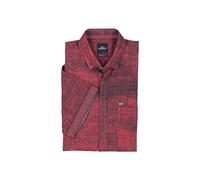 engbers Herren Herren Kurzarm-Hemd Gemustert, Rot, 38500, Rot in Größe XL