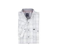 engbers Herren Herren Kurzarm-Hemd mit Leinenanteil, Silbergrau, 39779, Silbergrau in Größe 3XL