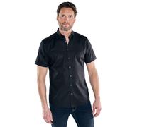 engbers Herren Herren Kurzarm-Hemd My Favorite, Schwarz, 38505, Schwarz in Größe 6XL