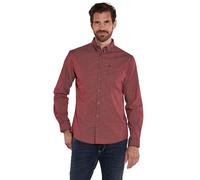 engbers Herren Herren Langarm-Hemd Gemustert, Bordeaux, 36059, Bordeaux in Größe 4XL