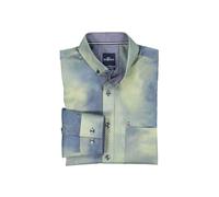 engbers Herren Herren Langarm-Hemd Gemustert, Gelb, 37660, Gelb in Größe M