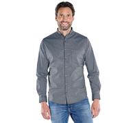 engbers Herren Herren Langarm-Hemd Gemustert, Saphirblau, 39445, Saphirblau in Größe 3XL