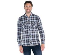 engbers Herren Herren Langarm-Hemd kariert, Indigoblau, 39181, Indigoblau in Größe 3XL