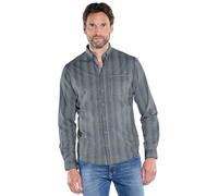 engbers Herren Herren Langarm-Hemd kariert, Marineblau, 39157, Marineblau in Größe M