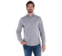 engbers Herren Herren Langarm-Hemd Slim fit, Grau, 35792, Grau in Größe L