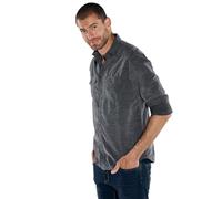 engbers Herren Herren Langarm-Hemd Uni, Schwarz, 37394, Schwarz in Größe M