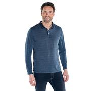 engbers Herren Herren Langarm-Shirt mit Polo-Kragen, Royalblau, 38183, Royalblau in Größe M