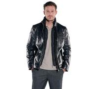 engbers Herren Herren Lederjacke mit heraustrennbarem Inlet, Schwarz, 39275, Schwarz in Größe 48