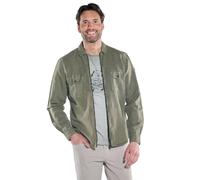 engbers Herren Herren Overshirt in Halbleinen-Qualität, Oliv, 38661, Oliv in Größe L
