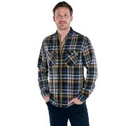 engbers Herren Herren Overshirt kariert, Braun, 37268, Braun in Größe M