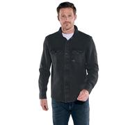 engbers Herren Herren Overshirt strukturiert, Schwarz, 37311, Schwarz in Größe 4XL
