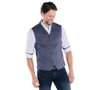 engbers Herren Herren Sakko-Weste Gemustert, Saphirblau, 39145, Saphirblau in Größe 50