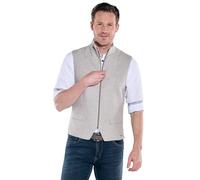 engbers Herren Herren Sakko-Weste mit Zipper, Beige, 40024, Beige in Größe 52