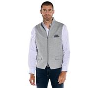 engbers Herren Herren Sakko-Weste Slim fit, Silbergrau, 37264, Silbergrau in Größe 54