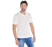 engbers Herren Herren Strick Polo-Shirt Uni, Creme, 39213, Creme in Größe 3XL