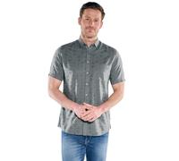 engbers Herren Herren Strukturiertes Baumwollhemd mit Brusttasche, Khaki, 40466, Khaki in Größe XL