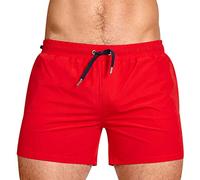 Enge Badehose Herren Badehosen Männer Badeshorts Boardshorts Kurze Badehose mit Netz Badehosen für Herren Kurz Mens Surf Swim Swimming Shorts Men Badeshort Schwimmhose Männer Schwimmshorts Herren M