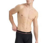 Enge Boxershorts lang 2er-Pack Schwarz/Grau/Rot - ADIDAS M