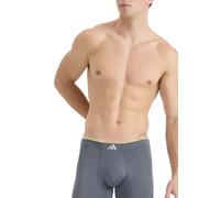 Enge Boxershorts lang 3er-Pack Schwarz/Grau - ADIDAS XXL