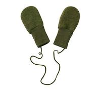 Engel Baby Fäustel ohne Daumen, Fleece, 100% Schurwolle (kbT) (50-56, Schilf Melange)