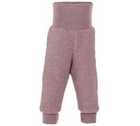Engel Baby Hose Fleece, 100% Schurwole, Natur, Gr. 50/56-86/92, 3 Farben (62/68, Rosenholz Melange)