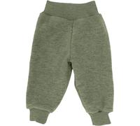 Engel Baby Hose mit Bund aus Merinoschurwolle/Wollwalk 74/80 Salbeigrün Melange