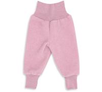 Engel Baby Hose mit Nabelbund aus Merinoschurwolle/Fleece 50/56 Rosenholz Melange