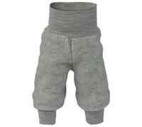Engel - Baby Hose mit Nabelbund - Fleecehose, Gr. 62-68, grau (HellgrauMelange)