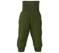Engel Natur Babyhose Fleece 100% Schurwolle Gr. 74/80 - Schilf Melange