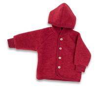 Engel Natur Kinder Fleece Hoodie Jacke, jaspis Melange, EU 74-80